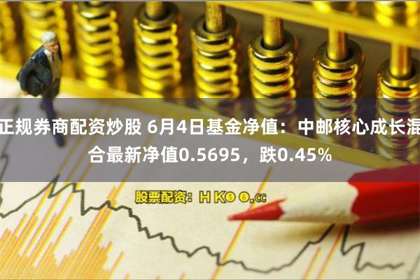 正规券商配资炒股 6月4日基金净值：中邮核心成长混合最新净值0.5695，跌0.45%