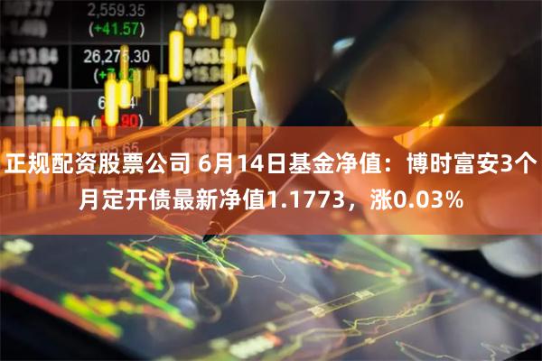 正规配资股票公司 6月14日基金净值：博时富安3个月定开债最新净值1.1773，涨0.03%