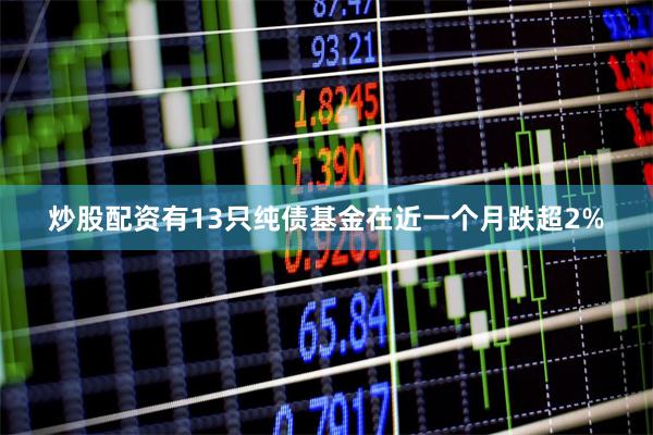 炒股配资有13只纯债基金在近一个月跌超2%