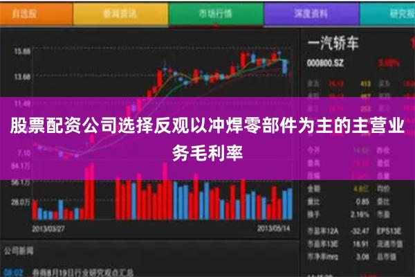 股票配资公司选择反观以冲焊零部件为主的主营业务毛利率